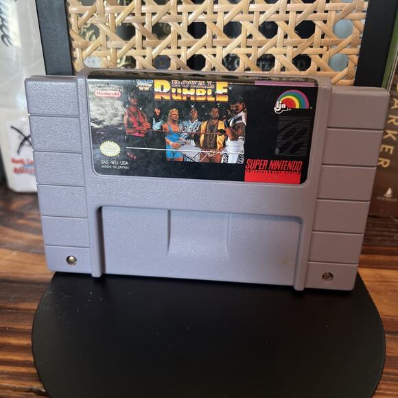 WWF Royal Rumble Super Nintendo SNES, 1992 Authentic - TESTED & Working ! - Picture 1 of 10